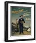 Myself: Portrait-Landscape, 1890-Henri Rousseau-Framed Art Print