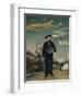 Myself: Portrait-Landscape, 1890-Henri Rousseau-Framed Art Print