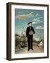 Myself: Portrait-Landscape, 1890-Henri JF Rousseau-Framed Giclee Print