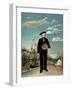 Myself: Portrait-Landscape, 1890-Henri JF Rousseau-Framed Giclee Print