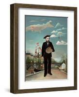 Myself: Portrait-Landscape, 1890-Henri JF Rousseau-Framed Giclee Print