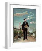 Myself: Portrait-Landscape, 1890-Henri JF Rousseau-Framed Giclee Print