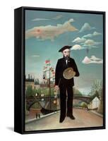 Myself: Portrait-Landscape, 1890-Henri JF Rousseau-Framed Stretched Canvas