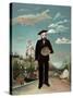 Myself: Portrait-Landscape, 1890-Henri JF Rousseau-Stretched Canvas