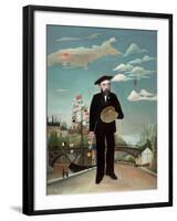 Myself: Portrait-Landscape, 1890-Henri JF Rousseau-Framed Giclee Print