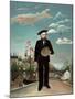 Myself: Portrait-Landscape, 1890-Henri JF Rousseau-Mounted Giclee Print