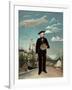 Myself: Portrait-Landscape, 1890-Henri JF Rousseau-Framed Giclee Print