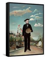 Myself: Portrait-Landscape, 1890-Henri JF Rousseau-Framed Stretched Canvas