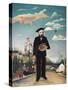 Myself: Portrait – Landscape-Henri Rousseau-Stretched Canvas