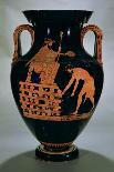 Attic Red-Figure Belly Amphora Depicting Croesus on His Pyre, from Vulci, circa 500-490 BC-Myson-Framed Giclee Print