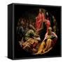 Mysteries of the Rosary, Christ, the Disputation-Vincenzo Campi-Framed Stretched Canvas