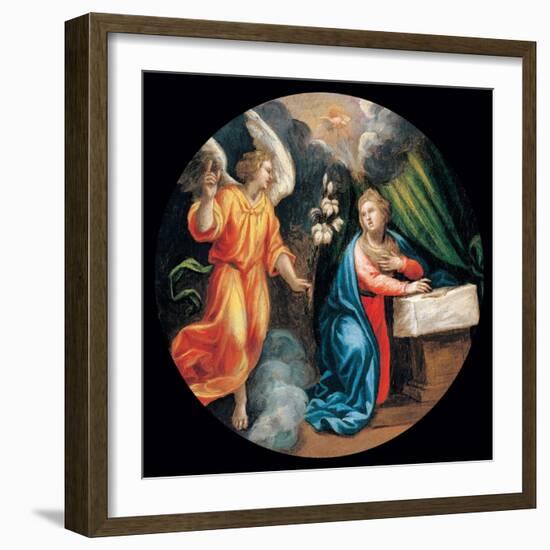 Mysteries of the Rosary, the Annunciation-Vincenzo Campi-Framed Art Print