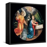 Mysteries of the Rosary, the Annunciation-Vincenzo Campi-Framed Stretched Canvas