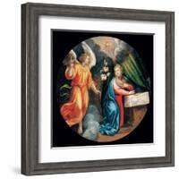 Mysteries of the Rosary, the Annunciation-Vincenzo Campi-Framed Art Print