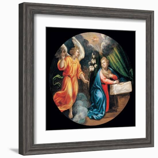 Mysteries of the Rosary, the Annunciation-Vincenzo Campi-Framed Art Print