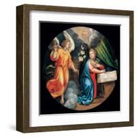 Mysteries of the Rosary, the Annunciation-Vincenzo Campi-Framed Art Print