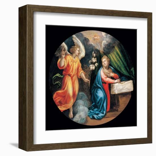 Mysteries of the Rosary, the Annunciation-Vincenzo Campi-Framed Art Print