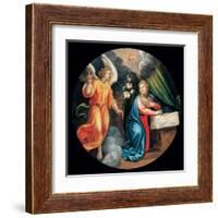 Mysteries of the Rosary, the Annunciation-Vincenzo Campi-Framed Art Print