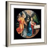 Mysteries of the Rosary, the Annunciation-Vincenzo Campi-Framed Art Print