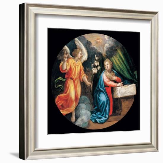 Mysteries of the Rosary, the Annunciation-Vincenzo Campi-Framed Art Print