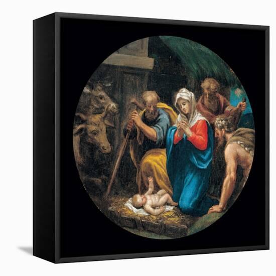 Mysteries of the Rosary, The Nativity-Vincenzo Campi-Framed Stretched Canvas