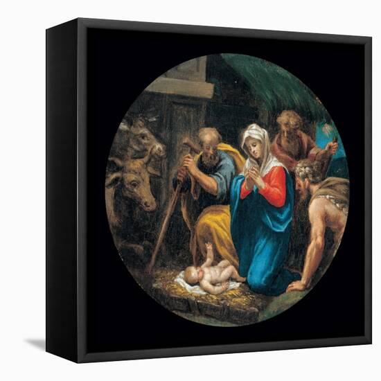 Mysteries of the Rosary, The Nativity-Vincenzo Campi-Framed Stretched Canvas