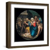 Mysteries of the Rosary, The Nativity-Vincenzo Campi-Framed Art Print