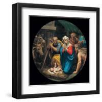 Mysteries of the Rosary, The Nativity-Vincenzo Campi-Framed Art Print