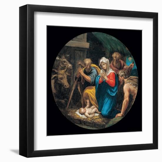 Mysteries of the Rosary, The Nativity-Vincenzo Campi-Framed Art Print