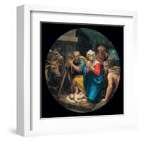 Mysteries of the Rosary, The Nativity-Vincenzo Campi-Framed Art Print