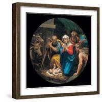 Mysteries of the Rosary, The Nativity-Vincenzo Campi-Framed Art Print