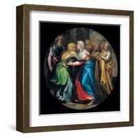 Mysteries of the Rosary, The Visitation-Vincenzo Campi-Framed Art Print