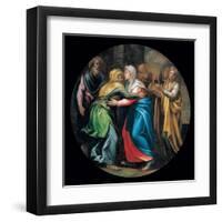 Mysteries of the Rosary, The Visitation-Vincenzo Campi-Framed Art Print