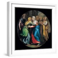 Mysteries of the Rosary, The Visitation-Vincenzo Campi-Framed Art Print