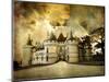 Mysterious Castle Chaumont on Sunset - Artistic Picture-Maugli-l-Mounted Photographic Print