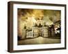 Mysterious Castle Chaumont on Sunset - Artistic Picture-Maugli-l-Framed Photographic Print