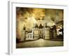 Mysterious Castle Chaumont on Sunset - Artistic Picture-Maugli-l-Framed Photographic Print