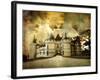 Mysterious Castle Chaumont on Sunset - Artistic Picture-Maugli-l-Framed Photographic Print