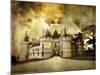 Mysterious Castle Chaumont on Sunset - Artistic Picture-Maugli-l-Mounted Photographic Print