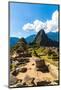 Mysterious City - Machu Picchu, Peru,South America. the Incan Ruins and Terrace. Example of Polygon-vitmark-Mounted Photographic Print