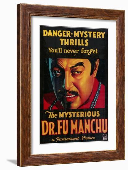 Mysterious Dr. Fu Manchu, 1929-null-Framed Art Print