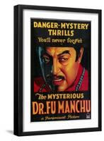 Mysterious Dr. Fu Manchu, 1929-null-Framed Art Print