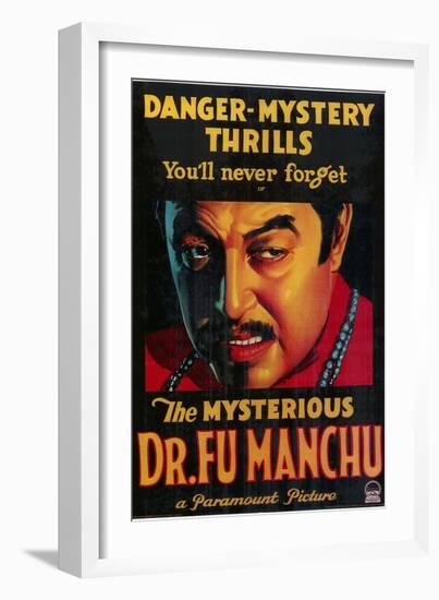 Mysterious Dr. Fu Manchu, 1929-null-Framed Art Print