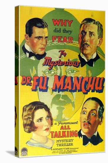 Mysterious Dr Fu Manchu, 1929-null-Stretched Canvas