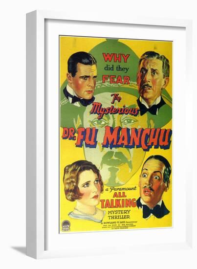 Mysterious Dr Fu Manchu, 1929-null-Framed Art Print