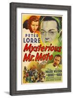 Mysterious Mr. Moto, Mary Maguire, Peter Lorre, Leon Ames, 1938-null-Framed Art Print