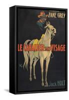 Mysterious Rider "Le Cavalier Sans Visage"-null-Framed Stretched Canvas