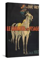 Mysterious Rider "Le Cavalier Sans Visage"-null-Stretched Canvas
