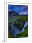 Mystery and Mood at Skógafoss, Waterfall Iceland-Vincent James-Framed Photographic Print