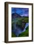 Mystery and Mood at Skógafoss, Waterfall Iceland-Vincent James-Framed Photographic Print